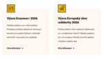 Výzva Erasmus+ pro rok 2026: získejte podporu pro vaše projekty