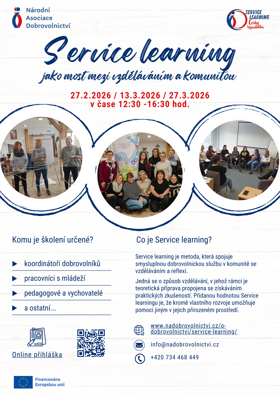 Online školení Service learning 1/2026 Online školení Service learning 1/2026